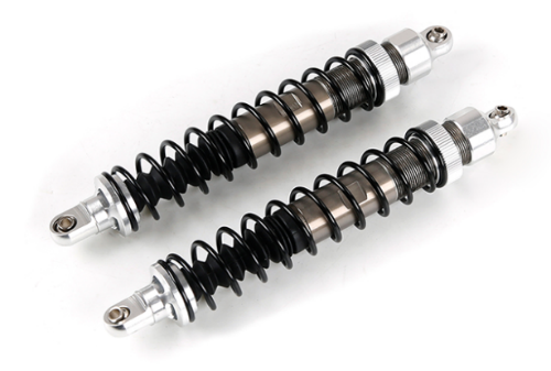 BAHA Metal 8MM Front Shock Absorber with Tower Roof Bar Dust Pack (Silver) #952224