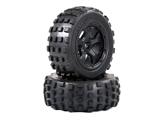 LT 4-generation waste land tire assembly 185*70 (black border) #970611