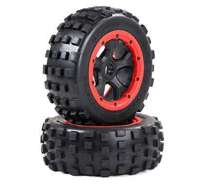 LT 4-generation waste land tire assembly 185*70 (red border) #970612