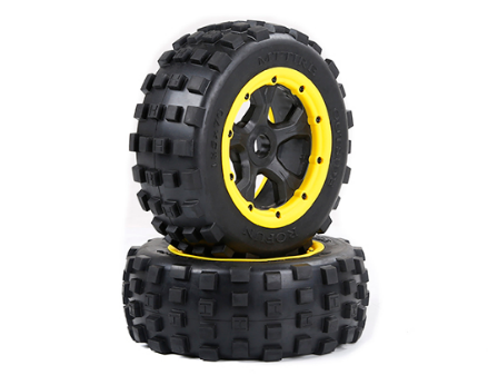 LT 4-generation waste land tire assembly 185*70 (yellow border) #970615