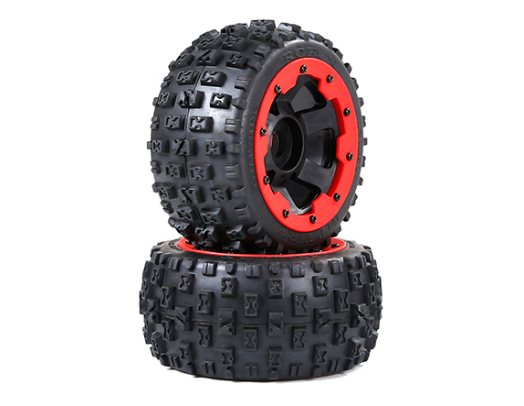 BHAA 5B2 waste land tire assembly (Red Border) #850792