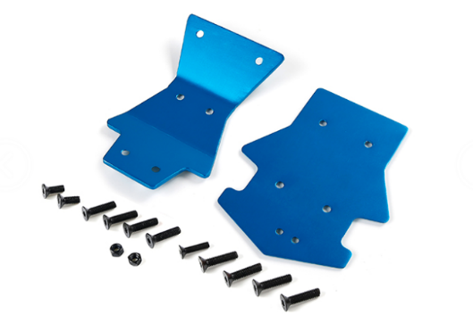 LT CNC metal front and rear panel kit (blue) #870762