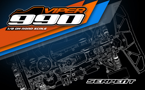 특가 할인 최신형 Serpent Viper 990 1/8 Nitro On-Road Car Kit 903020