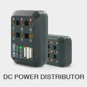 입고완료 SKYRC 10A DC 전원 분배기 USB 출력 5V  DC Power Distributor SK-600114-01
