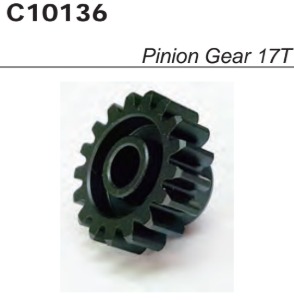 5mm Shaft (Mod 1.0) 17T Steel Pinion Gear #C10136