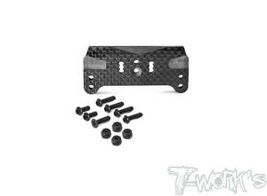 TWORKS TO-319-T3.2 Graphite Front Body Mount Adaptor ( For Team Associated RC8 T3.2 )