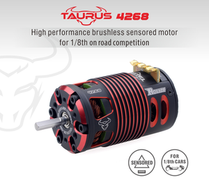 TAURUS 4268 SENSORED BRUSHLESS MOTOR FOR 1/8 온로드 2450KV #697175079909