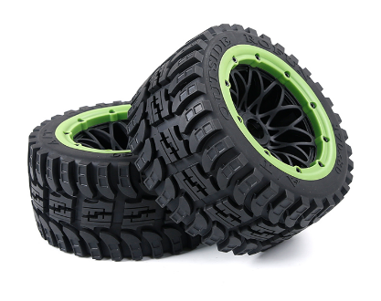 BAHA 5B Generation 2 Total Ground Tire Assembly(Green)Borders)170*80mm #952883